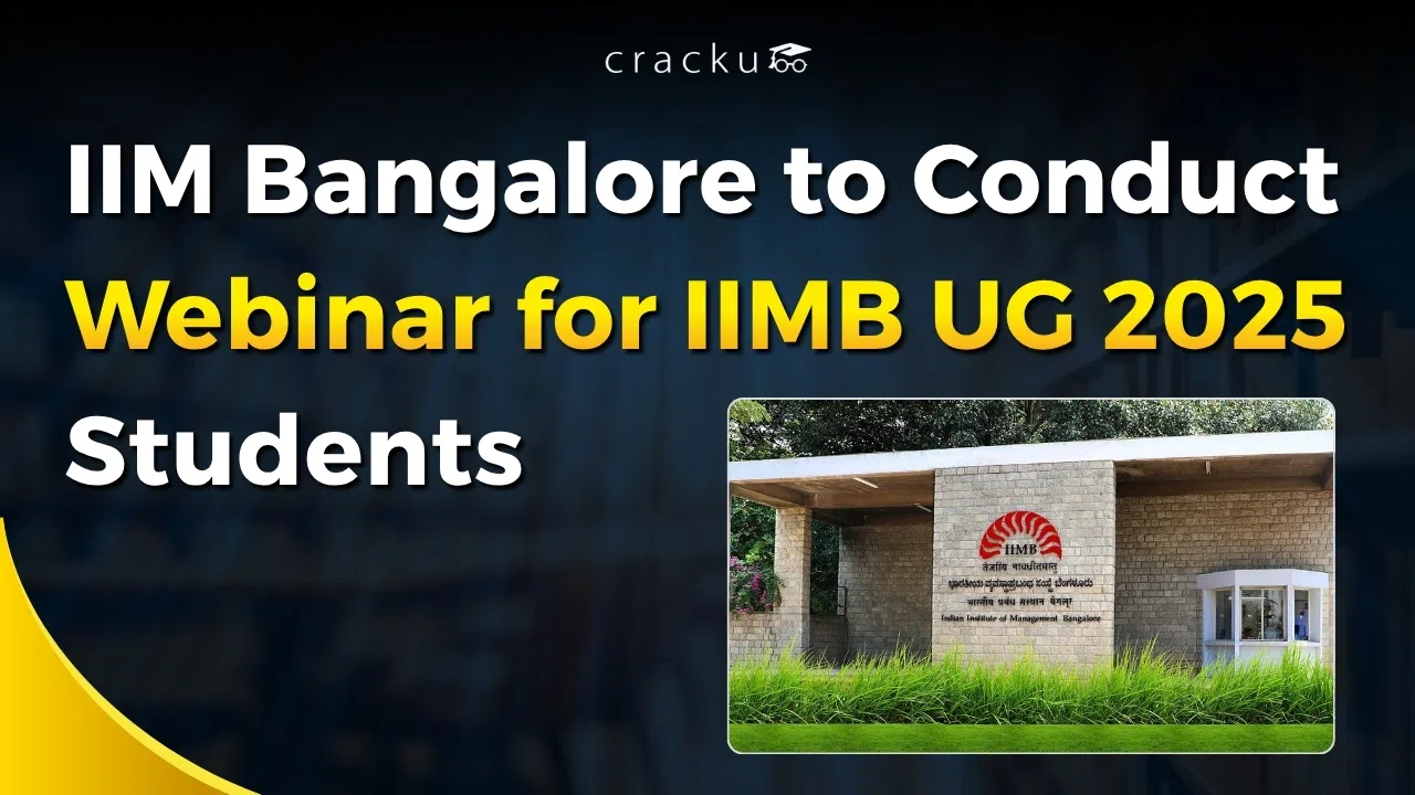 IIM Bangalore to Conduct Webinar for IIMB UG 2025 Students