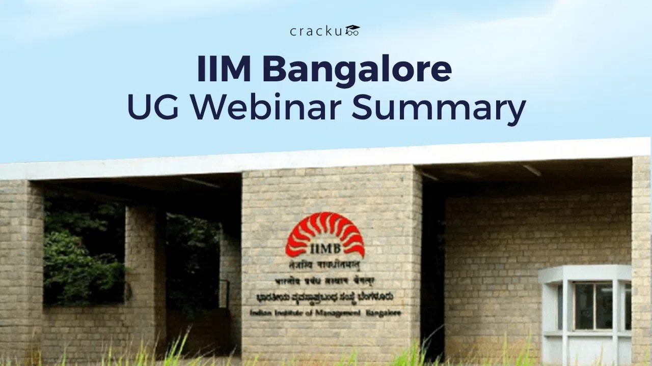 IIMB UG 2025 Webinar Summary, Syllabus, Fees, Placements