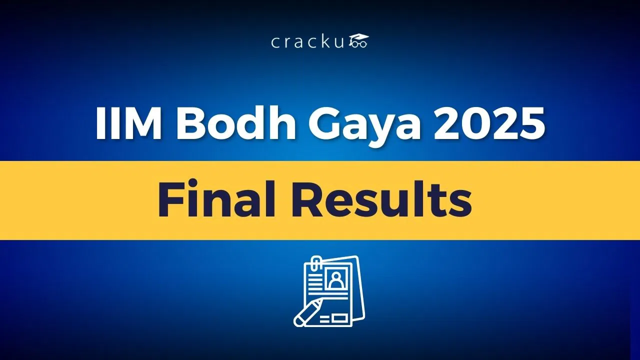 IIM Bodh Gaya Results 2025 OUT, Merit List, Waitlist Movement