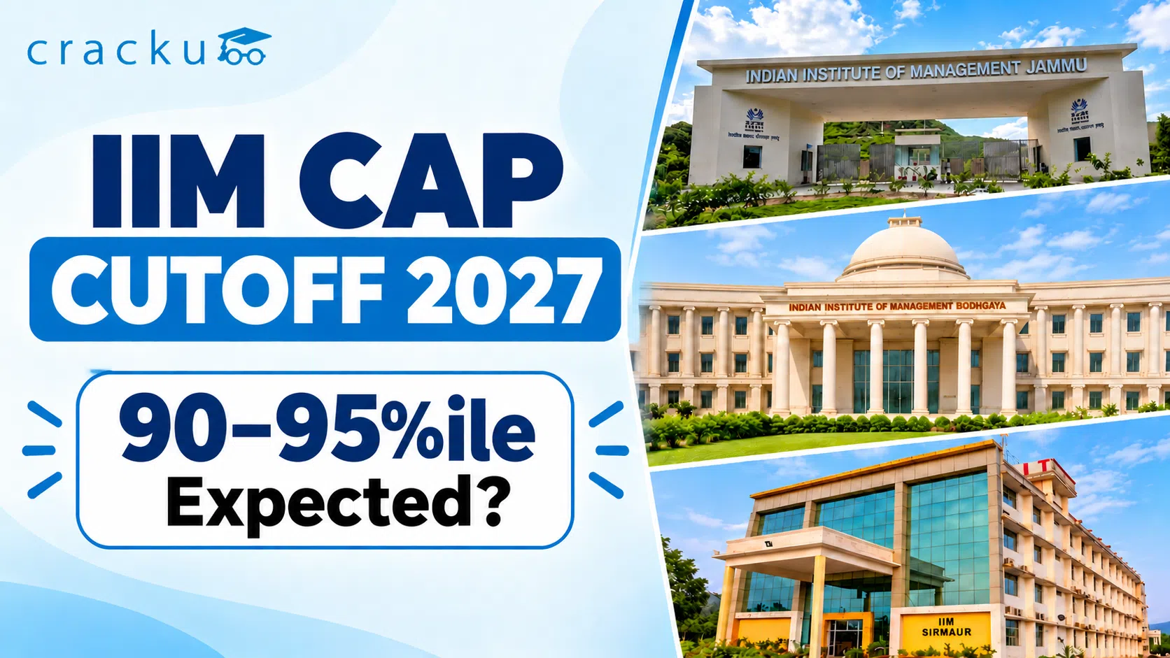 IIM CAP Cutoff 2027: Category-Wise CAT Percentile Needed
