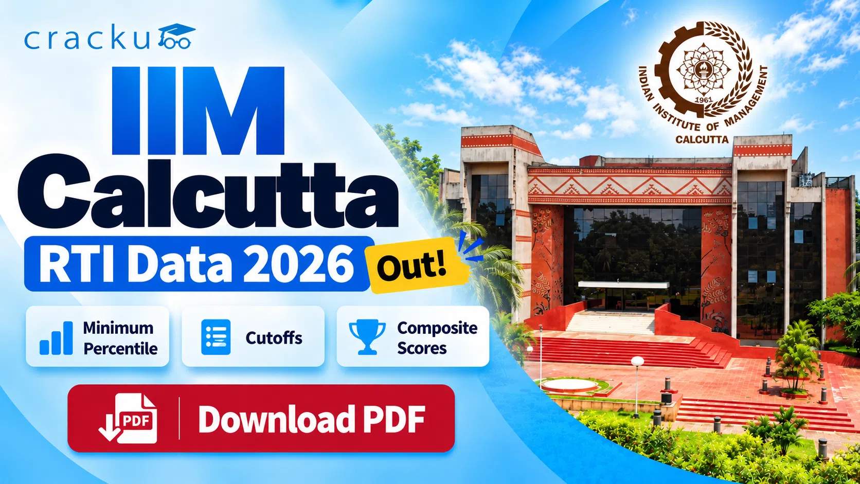 IIM Calcutta RTI Data 2026: Minimum Cutoff, PI Calls & Offer