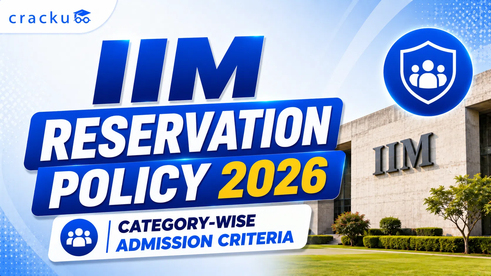 IIM Reservation Policy 2026: Category-wise Admission Criteria