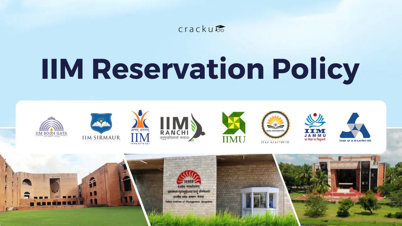 IIM Reservation Policy 2025, List Of College-wise MBA Seats