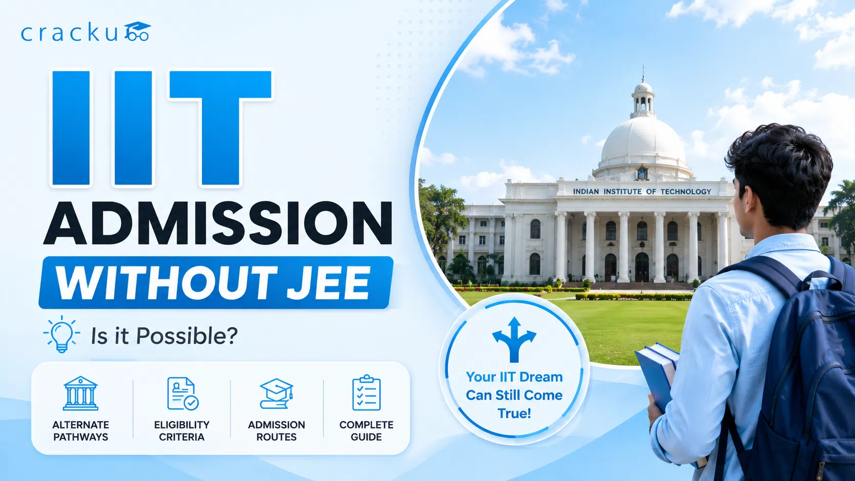 IIT Admission Without JEE, Courses, Exams & Fees