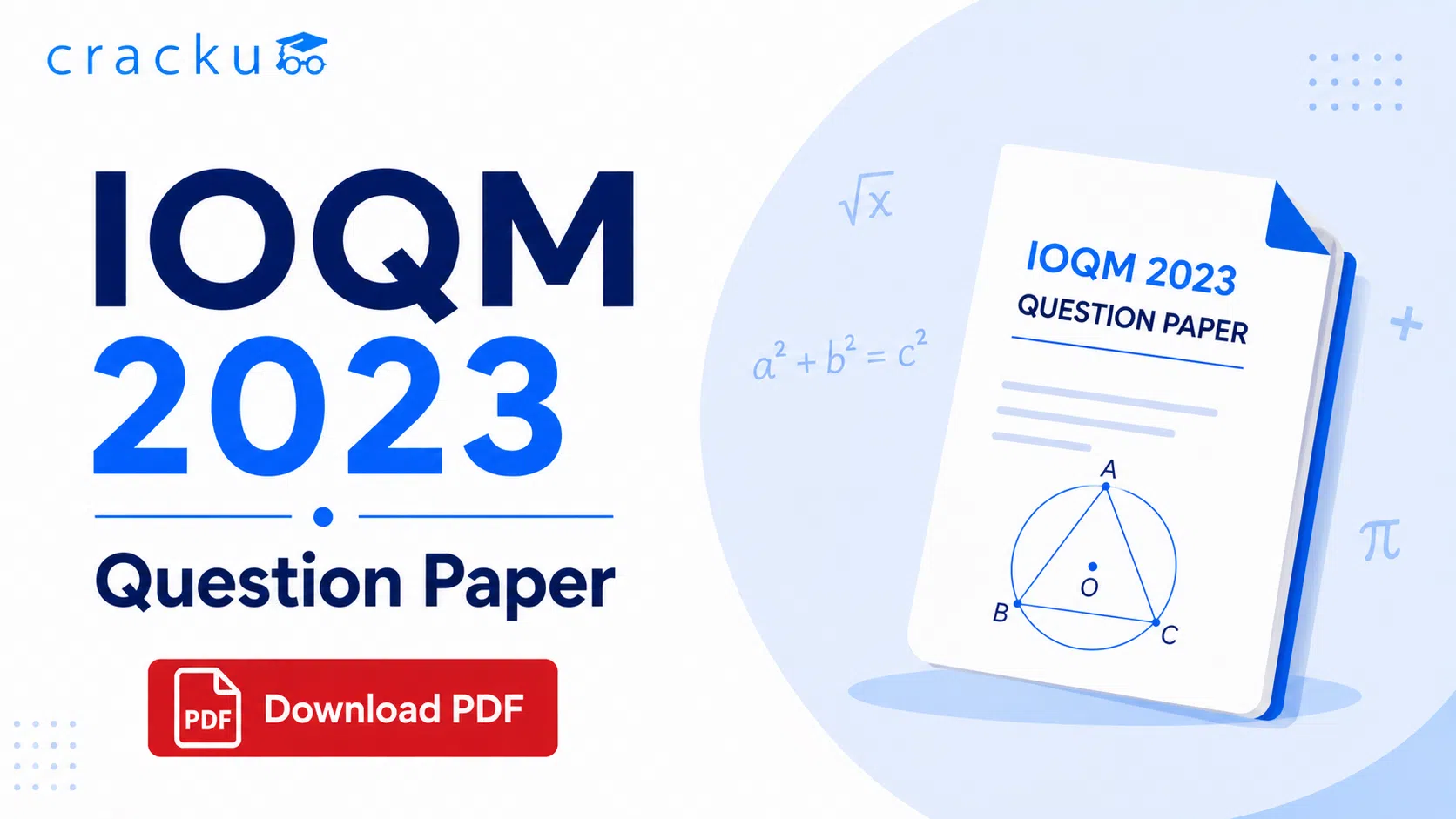 IOQM 2023 Question Paper PDF with Solutions, Download Now image
