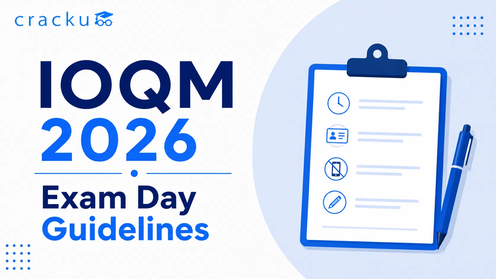 IOQM 2026 Exam Day Guidelines and Required Documents image