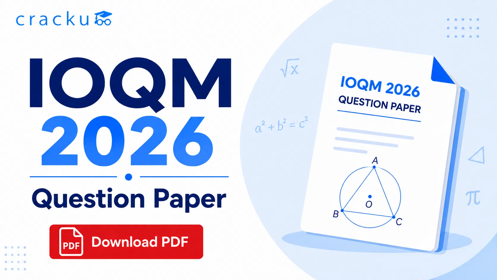 IOQM 2026 Question Paper PDF with Solutions, Download Now image