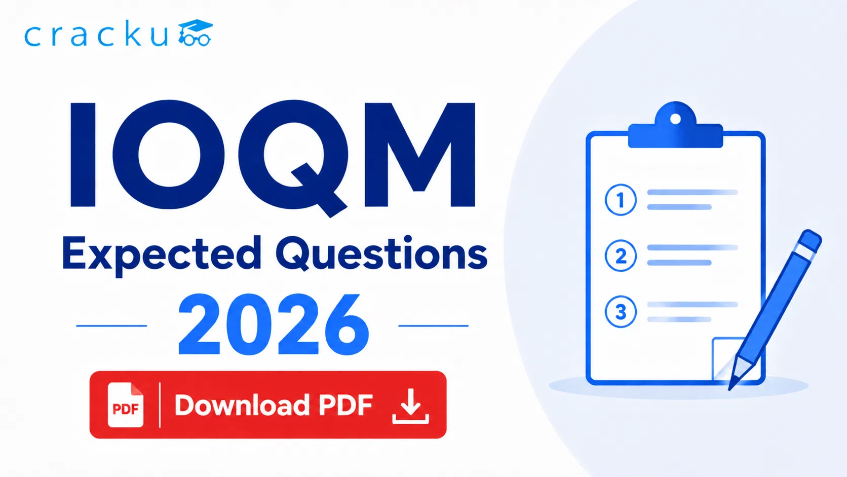 IOQM Expected Questions 2026 PDF with Solutions, Download Now