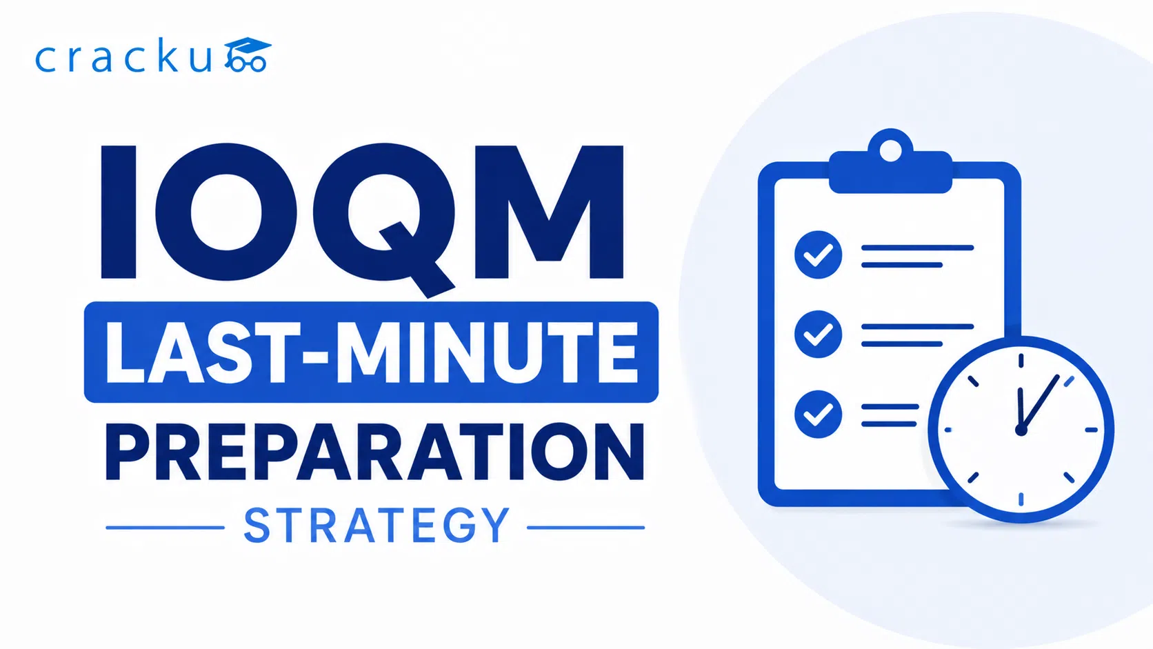 IOQM Last-Minute Preparation Strategy 2026, Study Plan