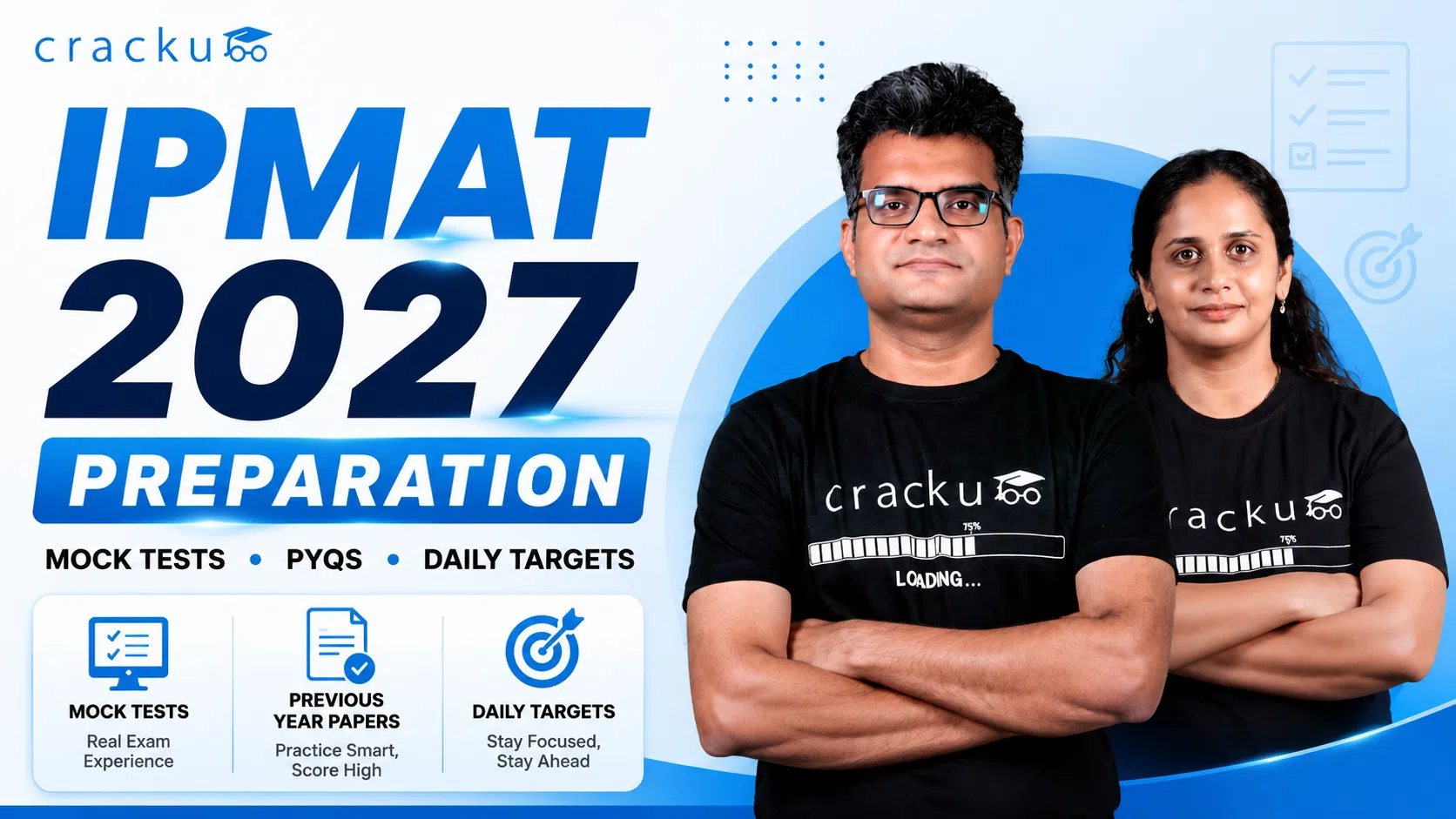 IPMAT 2027, Mock Tests, Previous Year Papers, Daily Targets