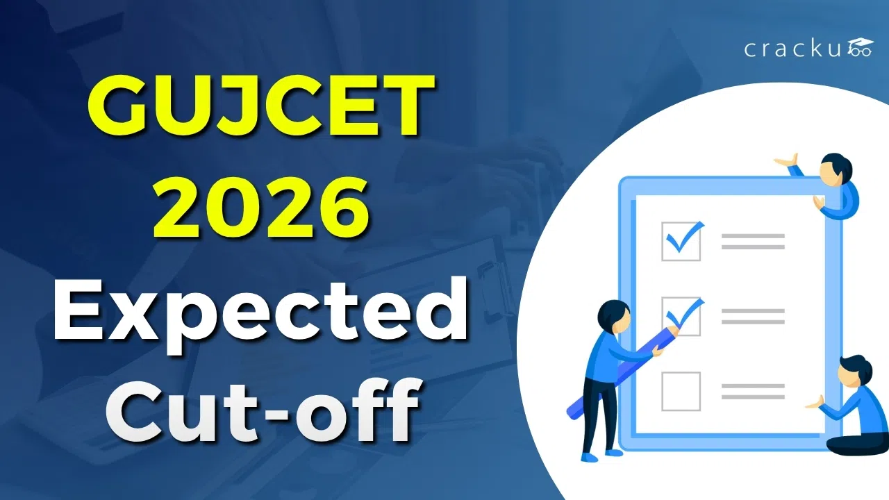 GUJCET Cutoff 2026, Rank vs Marks, Previous Years Trends image
