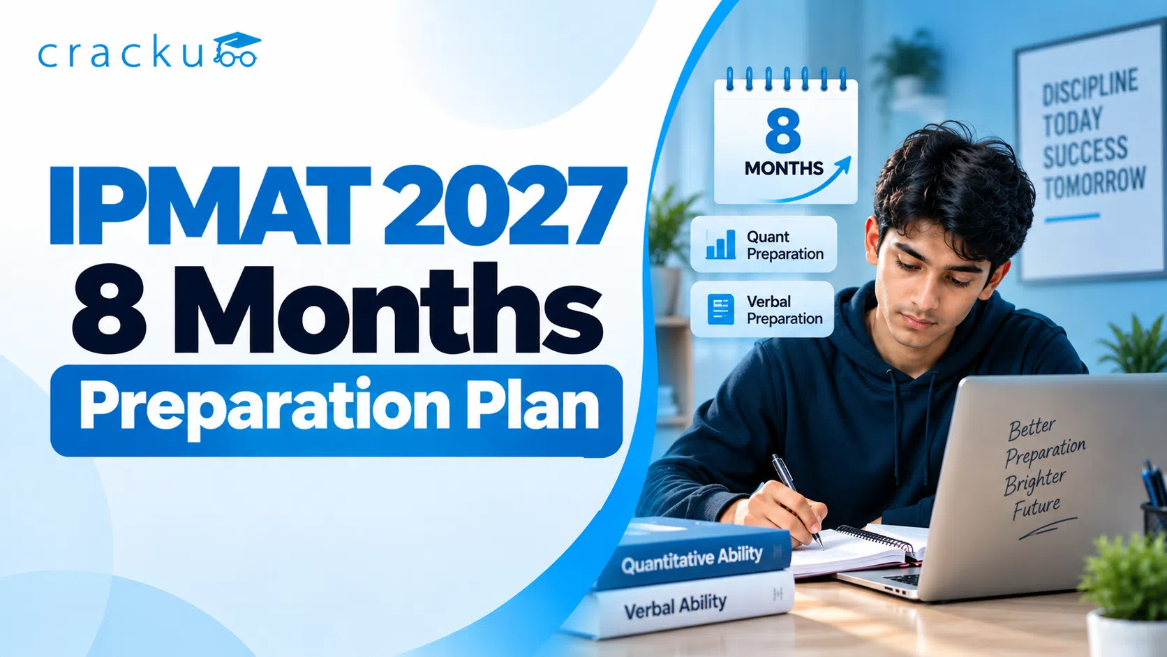 IPMAT 2027 8 Months Preparation Plan, Section-wise Strategy