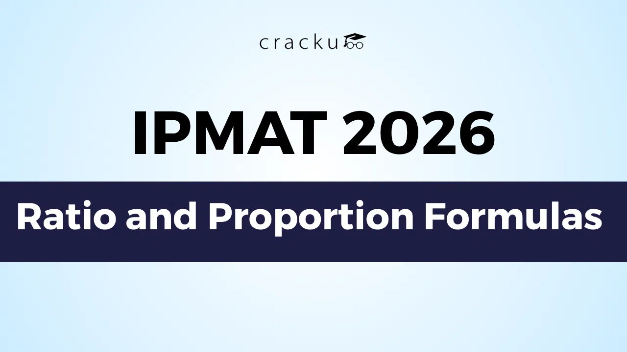 IPMAT Ratio and Proportion Formulas 2026 PDF, Download Now