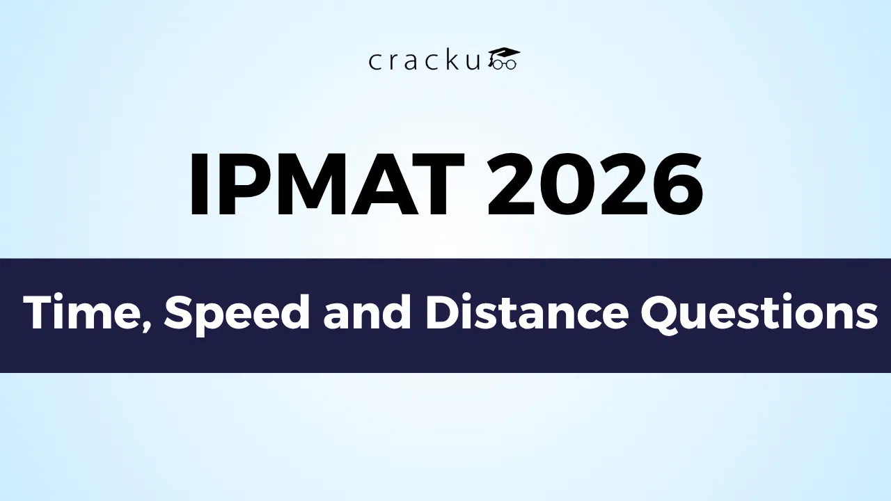 IPMAT Time, Speed and Distance Questions 2026 With Solutions image