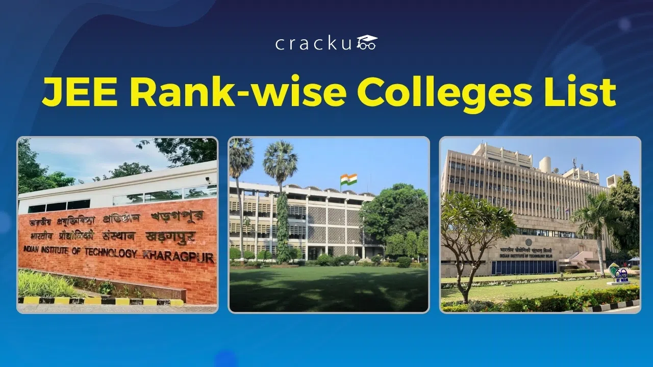 JEE Rank Wise College List 2026, Rank vs College and Branch image