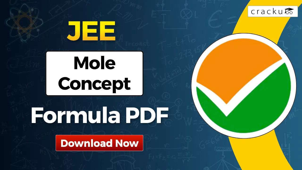 Mole Concept Formulas For JEE 2027, Check & Download PDF image