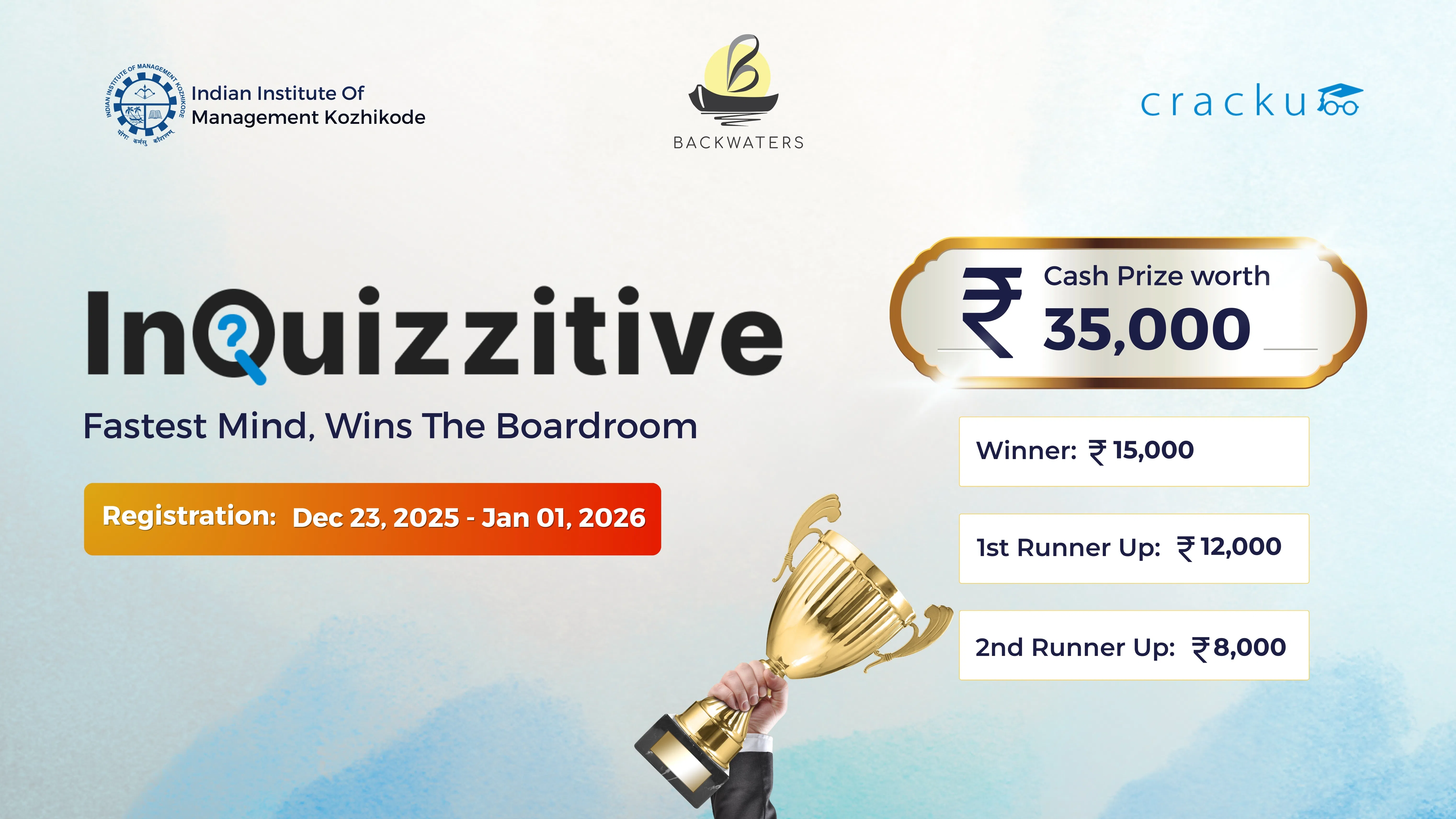 InQuizzitive: Cracku X Backwaters by IIM Kozhikode