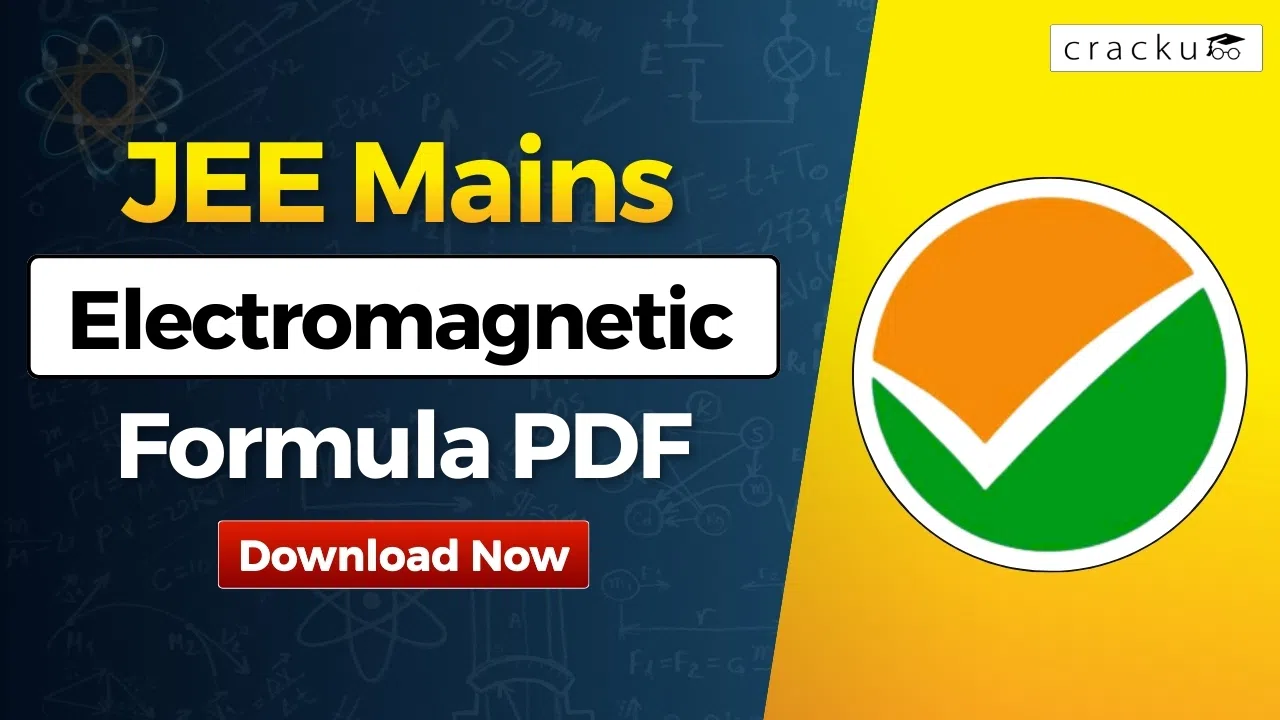 Electromagnetic Induction Formulas For JEE 2026, Download PDF