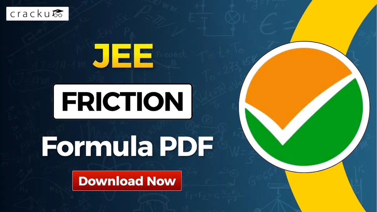 Friction Formulas for JEE 2027, Check & Download PDF
