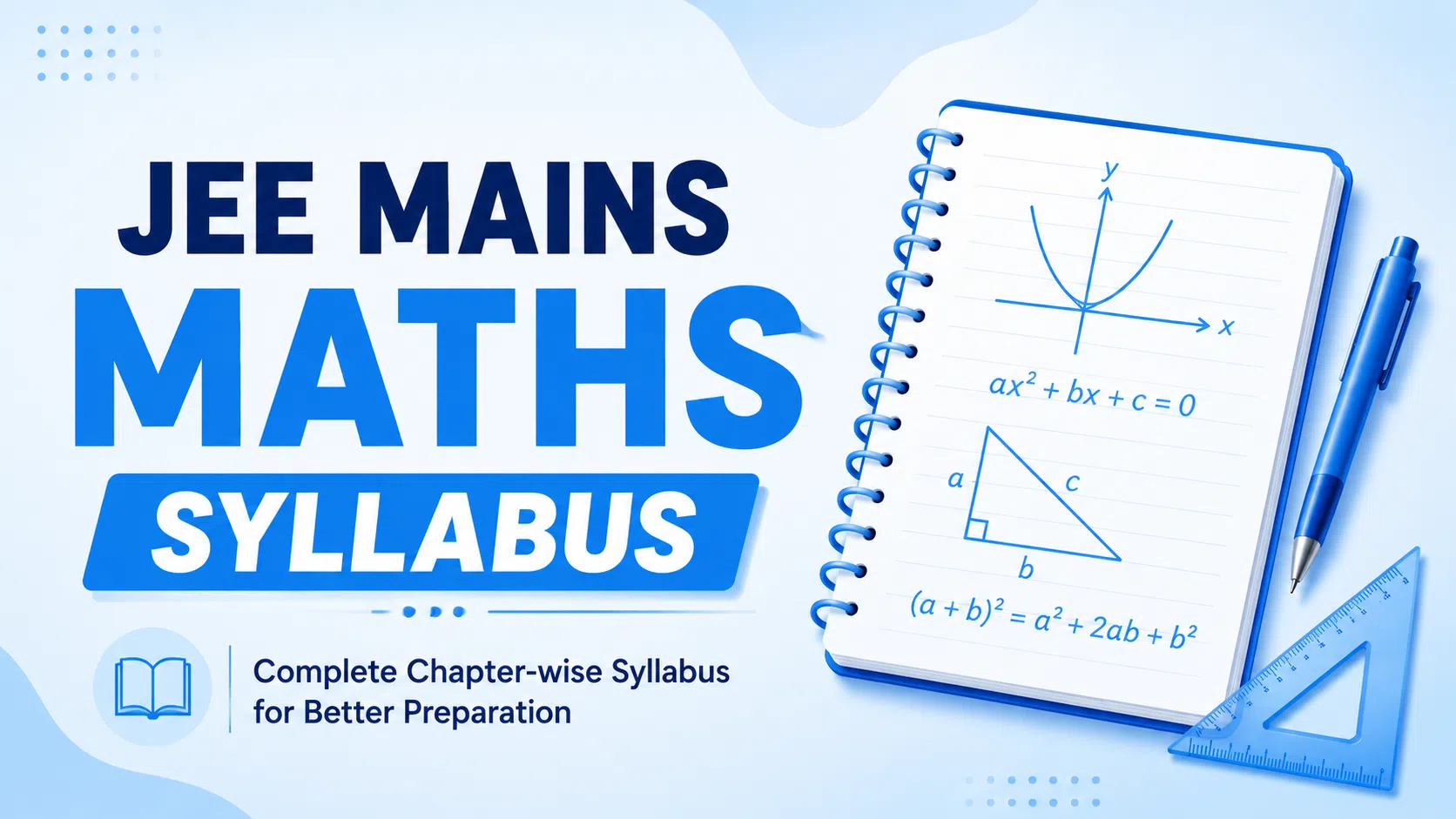 JEE Mains Maths Syllabus 2027, Important Chapters, Weightage