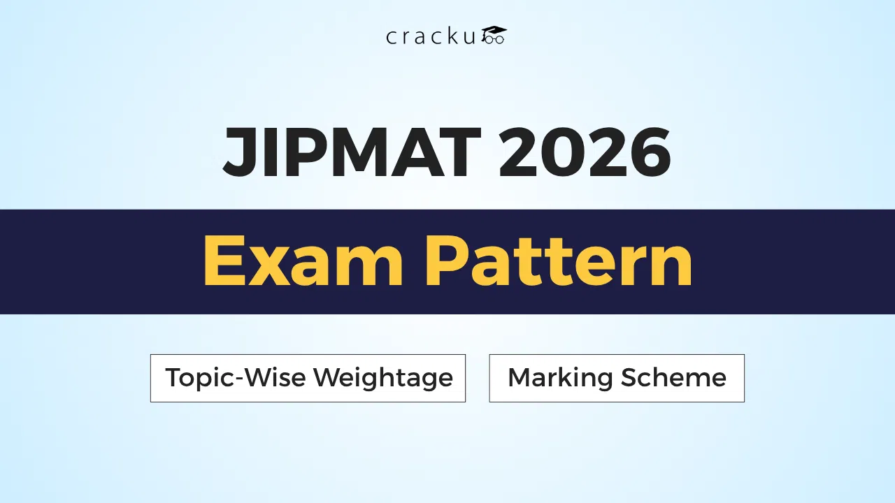 JIPMAT Exam Pattern 2026, Marking Scheme, Total Questions image