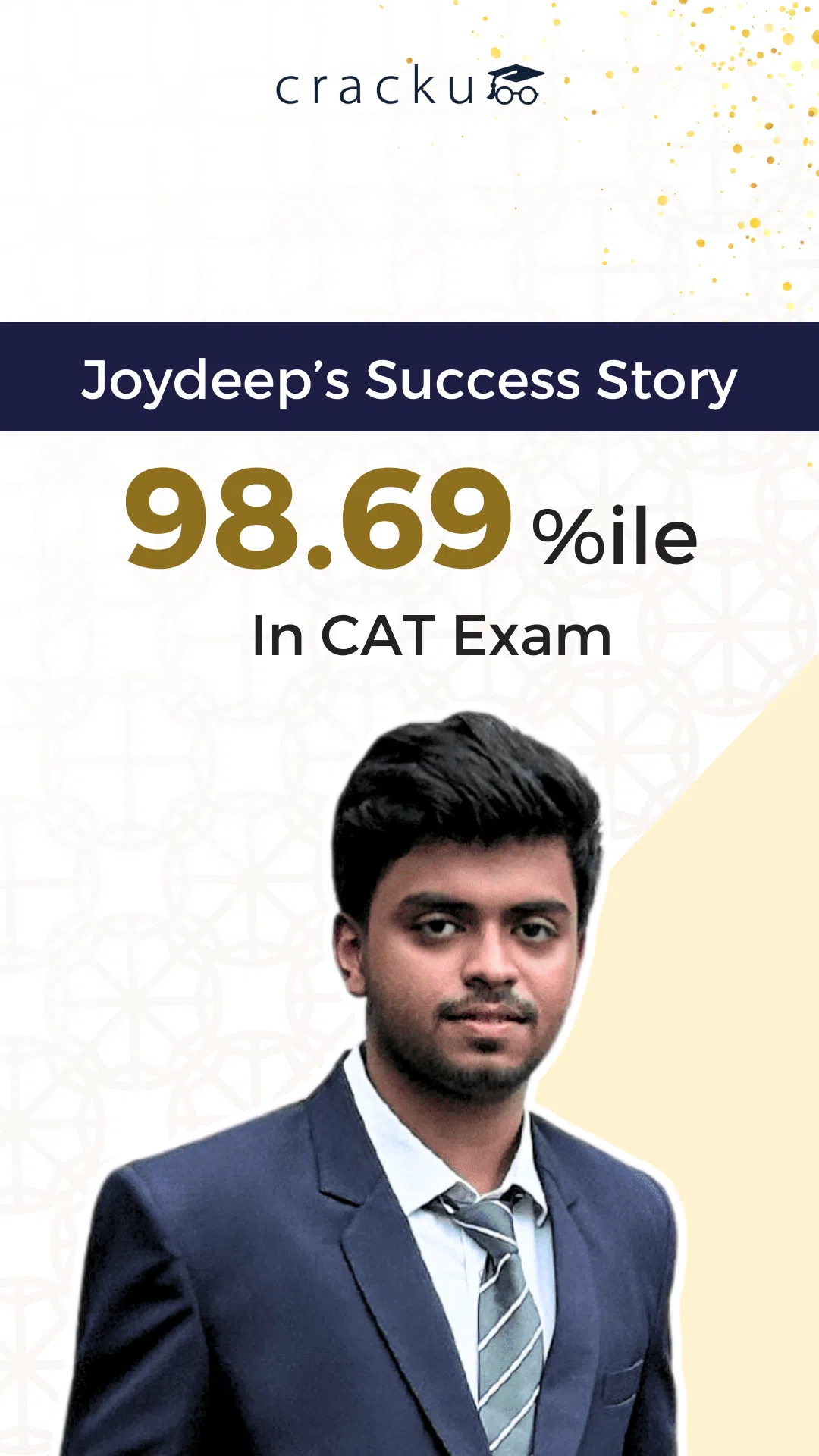 Joydeep - 98.69%ile In CAT