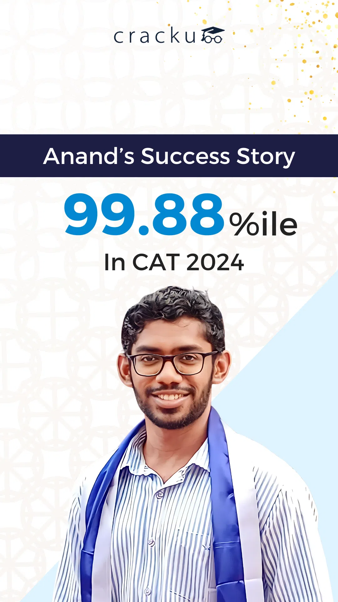 K Anand Babu - 99.88%ile in CAT 2024