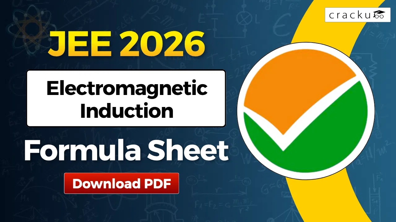Electromagnetic Induction Formulas For JEE 2026, Download PDF