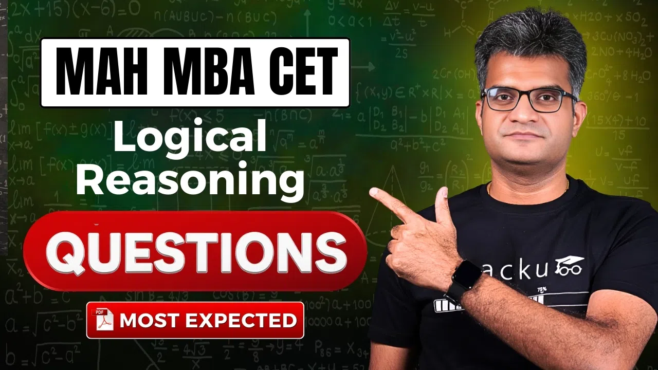 MAH MBA CET 2026 Logical Reasoning Expected Questions, Download PDF