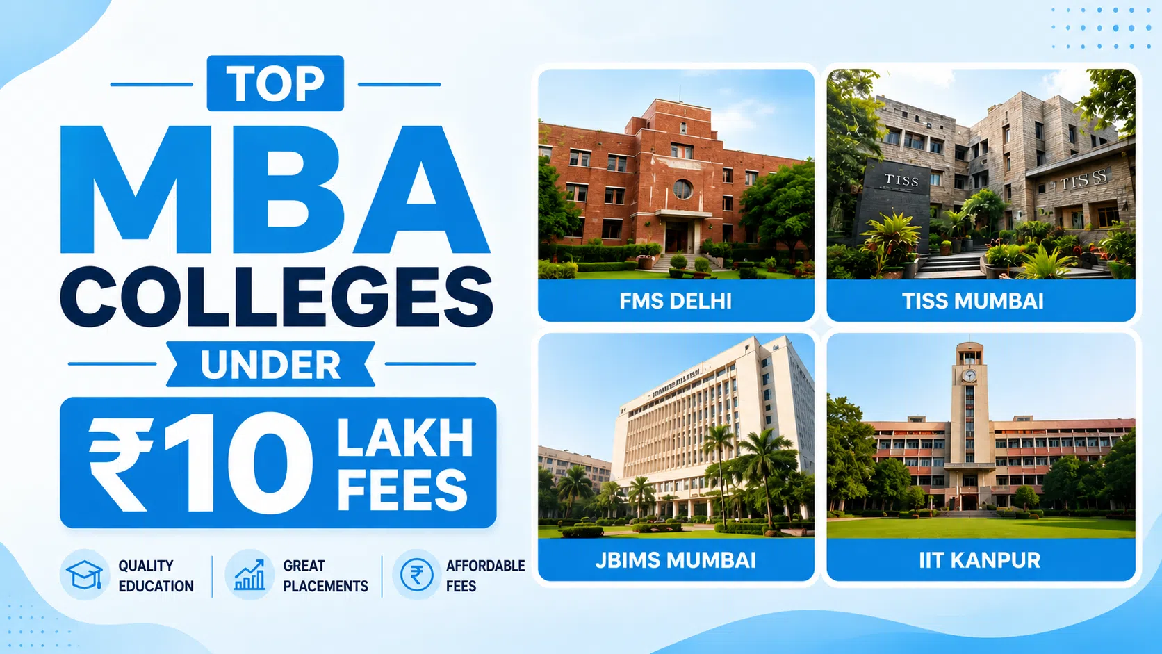Top MBA Colleges Under 10 Lakhs Fees in India 2026 image