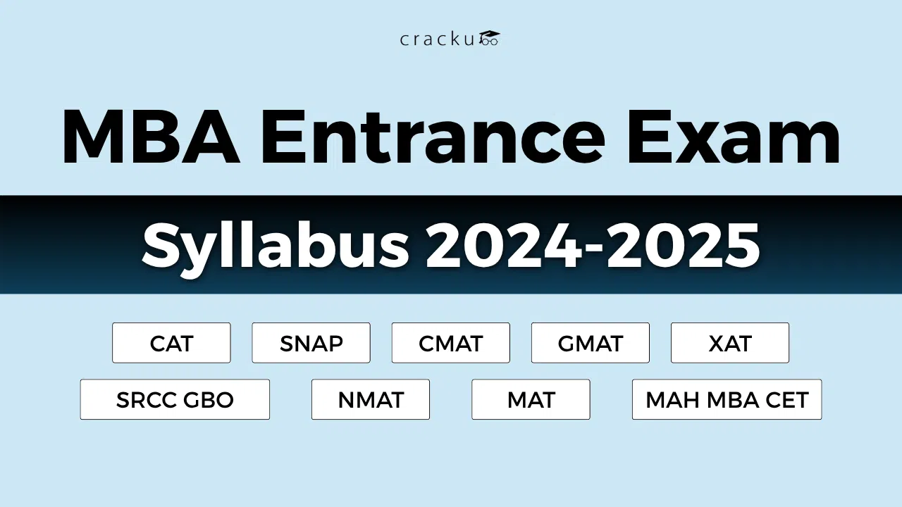MBA Entrance Exam Syllabus 2025-26,  Download PDF's