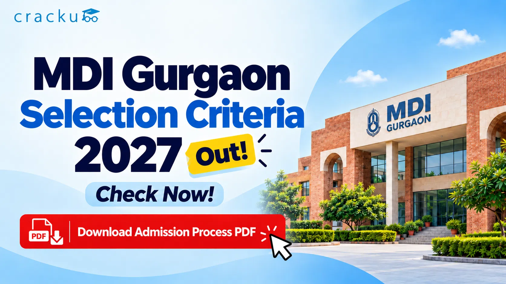 MDI Gurgaon Selection Criteria 2027 Out! Check Now
