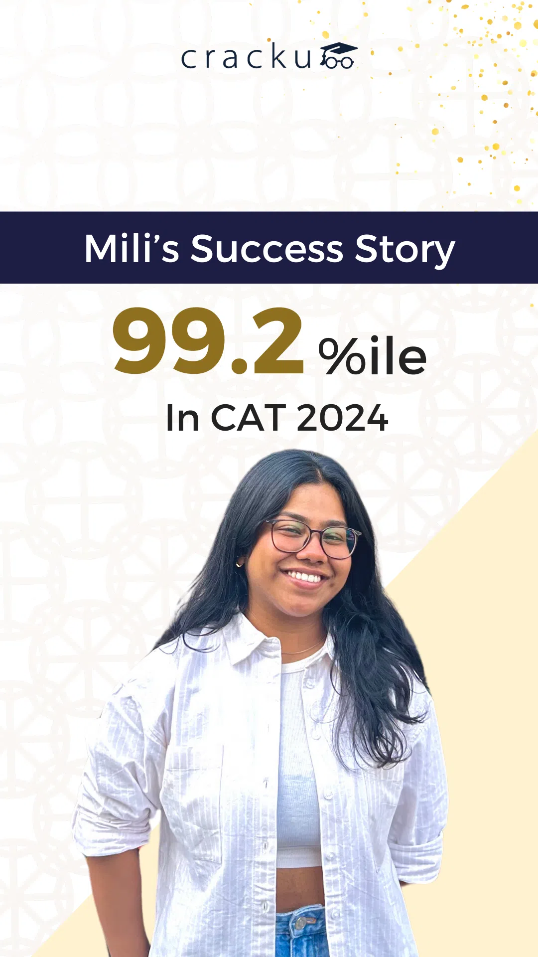 Mili Garg - 99.2%ile in CAT 2024