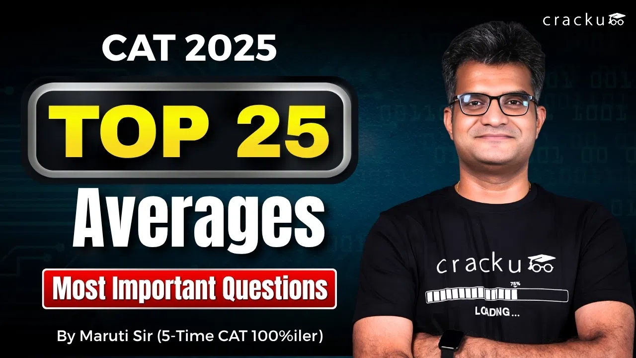 Most Important CAT Averages Questions PDF for CAT 2025 image
