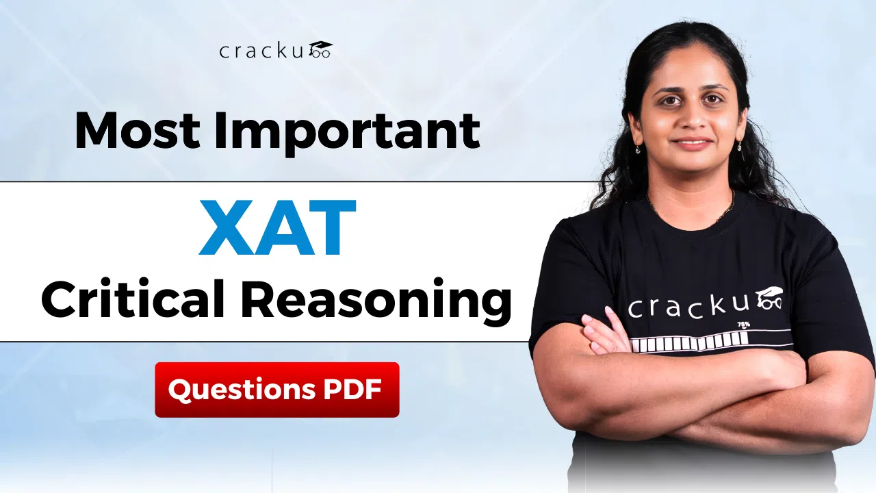 XAT 2026 Critical Reasoning Questions PDF, Download Now image