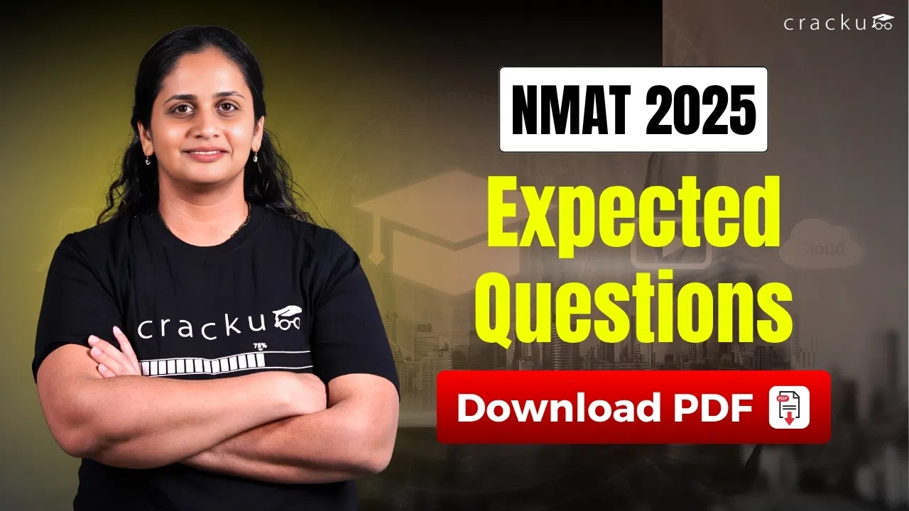 NMAT 2025 Expected Questions PDF with Video Solutions image
