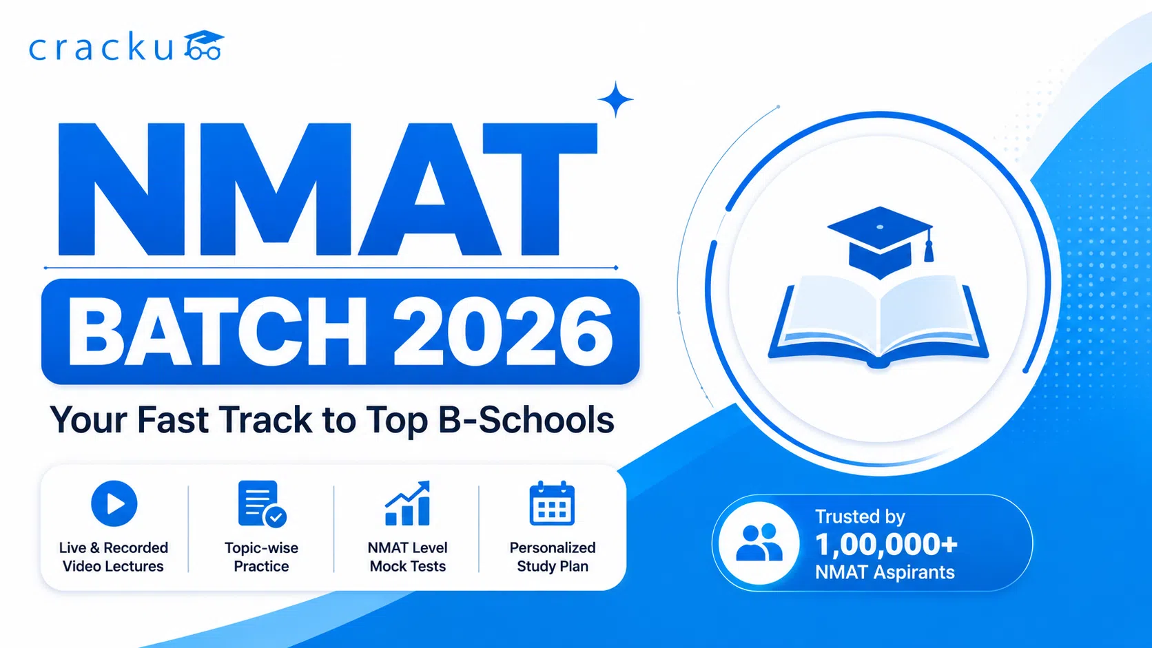 Cracku NMAT Batch 2026, Mock Tests, Daily Targets, Papers