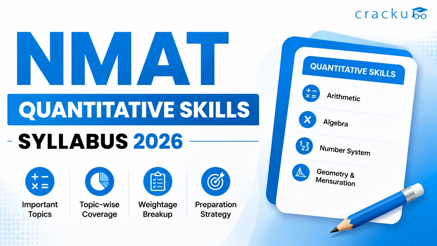 NMAT Quantitative Skills Syllabus 2026, Important Topics image