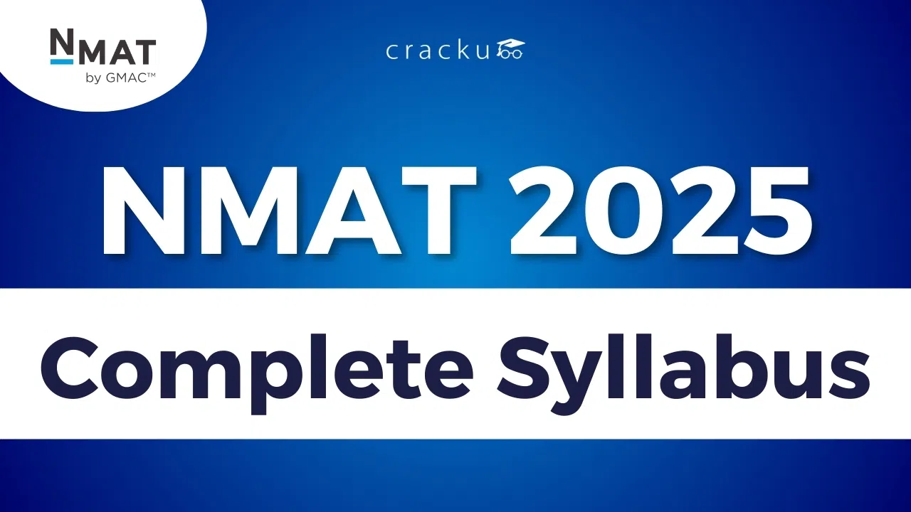 NMAT Syllabus 2025, Exam Pattern, NMAT Syllabus PDF image