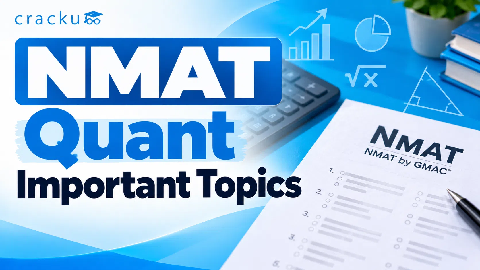 NMAT Quant Important Topics, Check Topic-Wise Weightage image