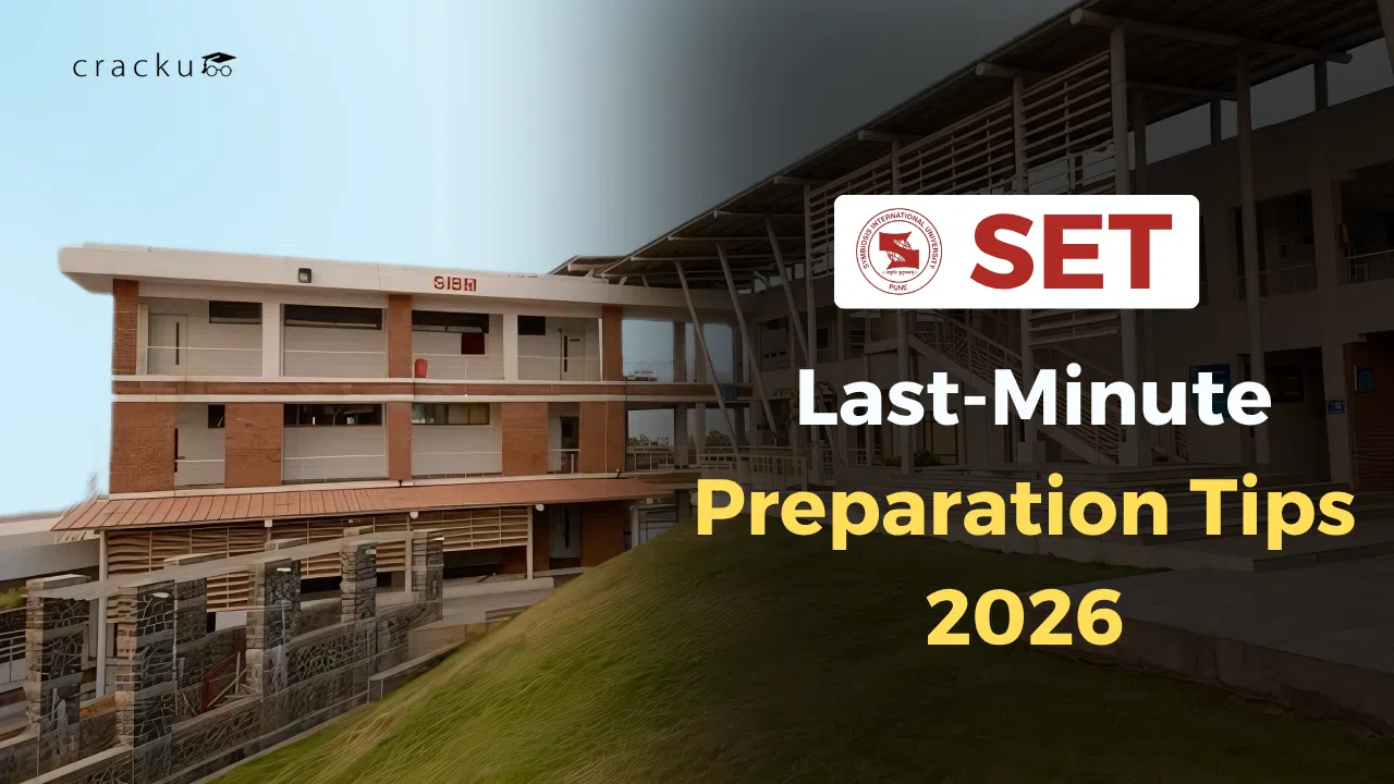 SET Last-Minute Preparation Tips 2026, Section-wise Strategy image