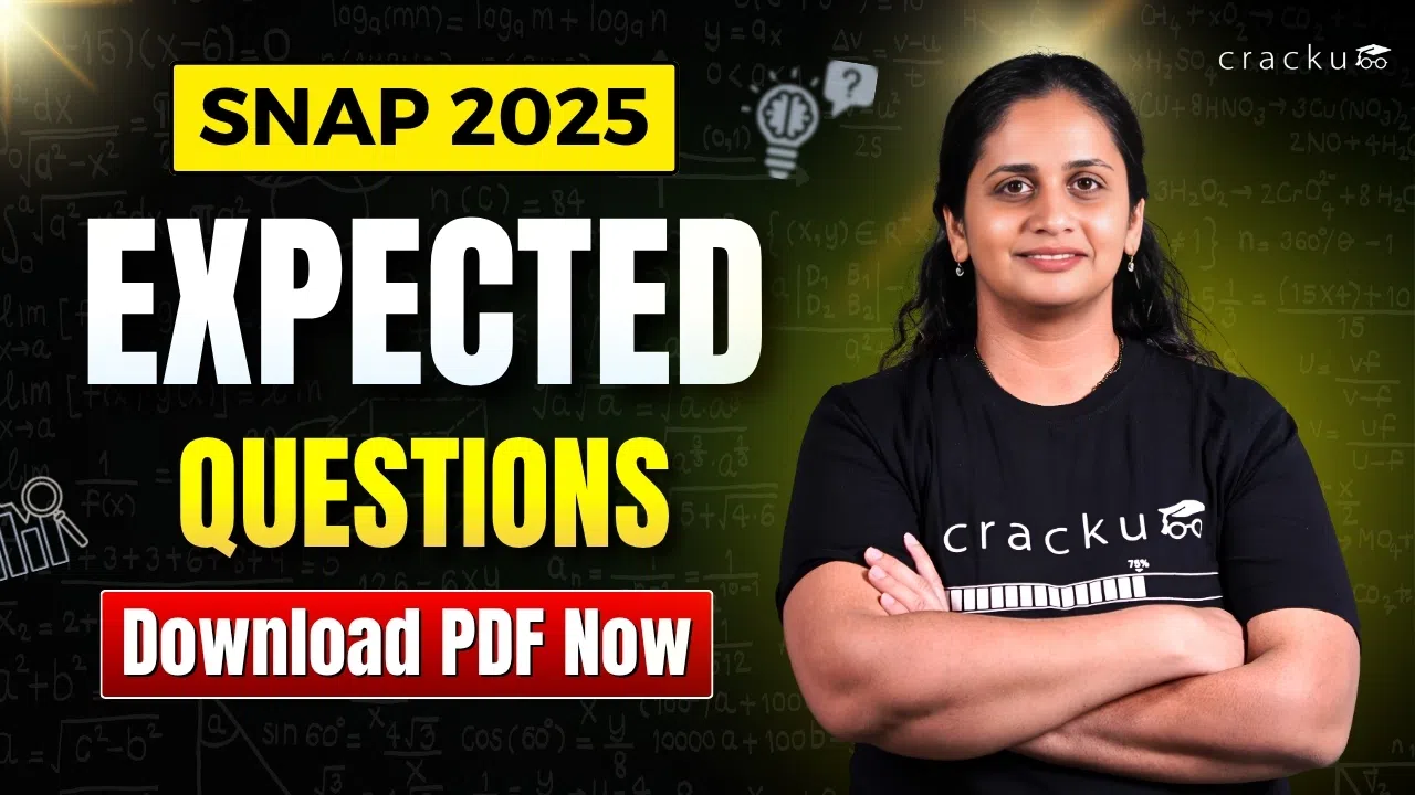 SNAP 2025 Expected Questions PDF with Video Solutions