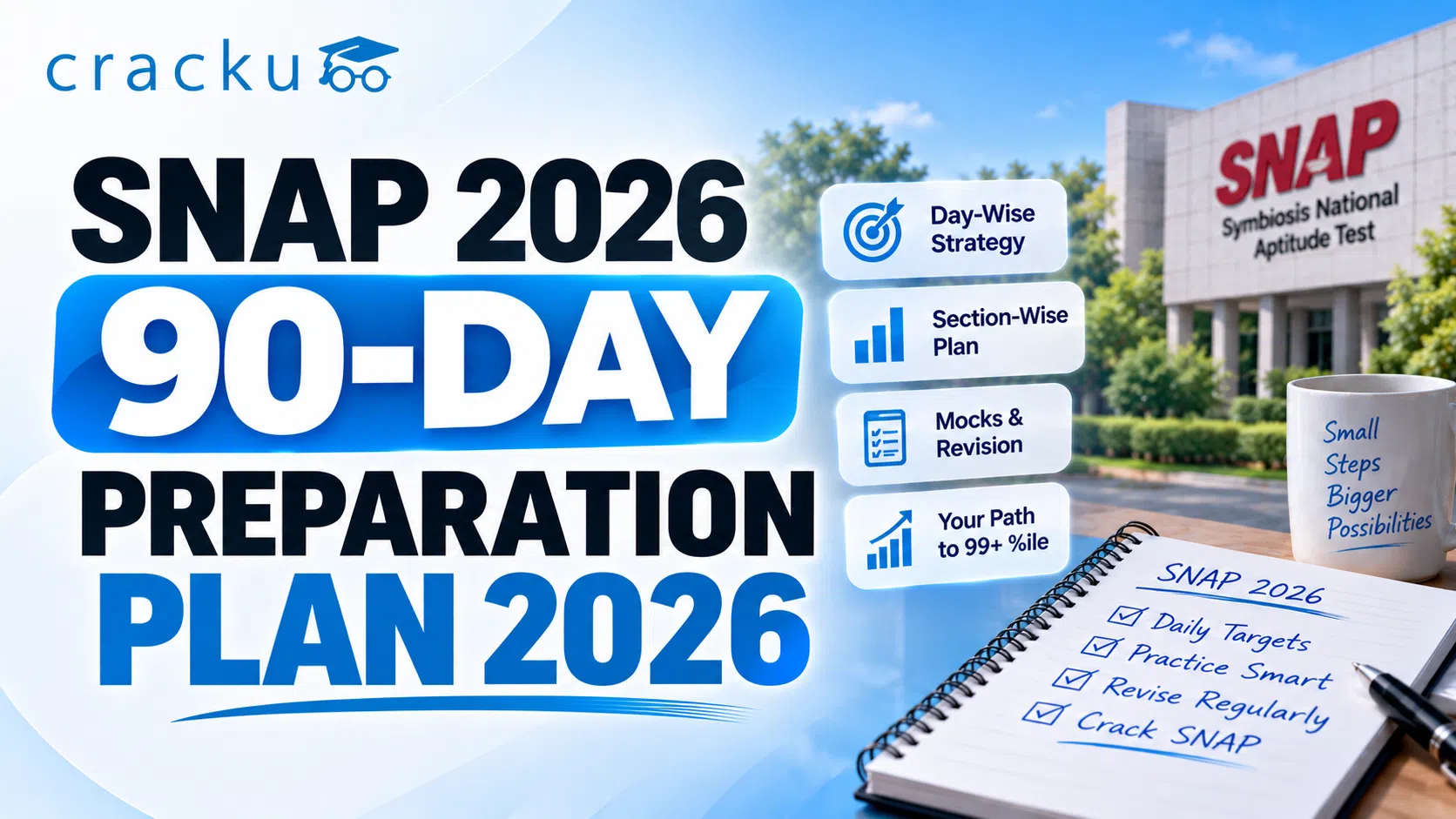 SNAP 90-Day Preparation Plan 2026, Section-wise Strategy image