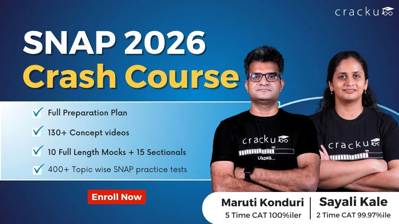 SNAP Crash Course 2026, Get Concept Vide...