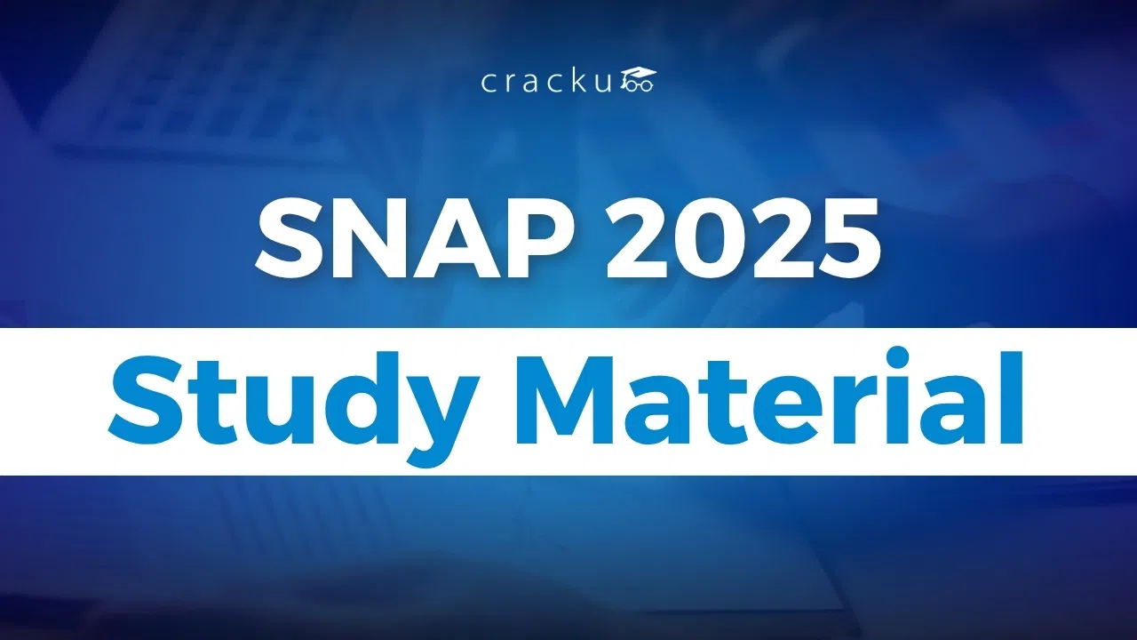 SNAP Study Material 2025, Free Mock Tests, Revision Videos