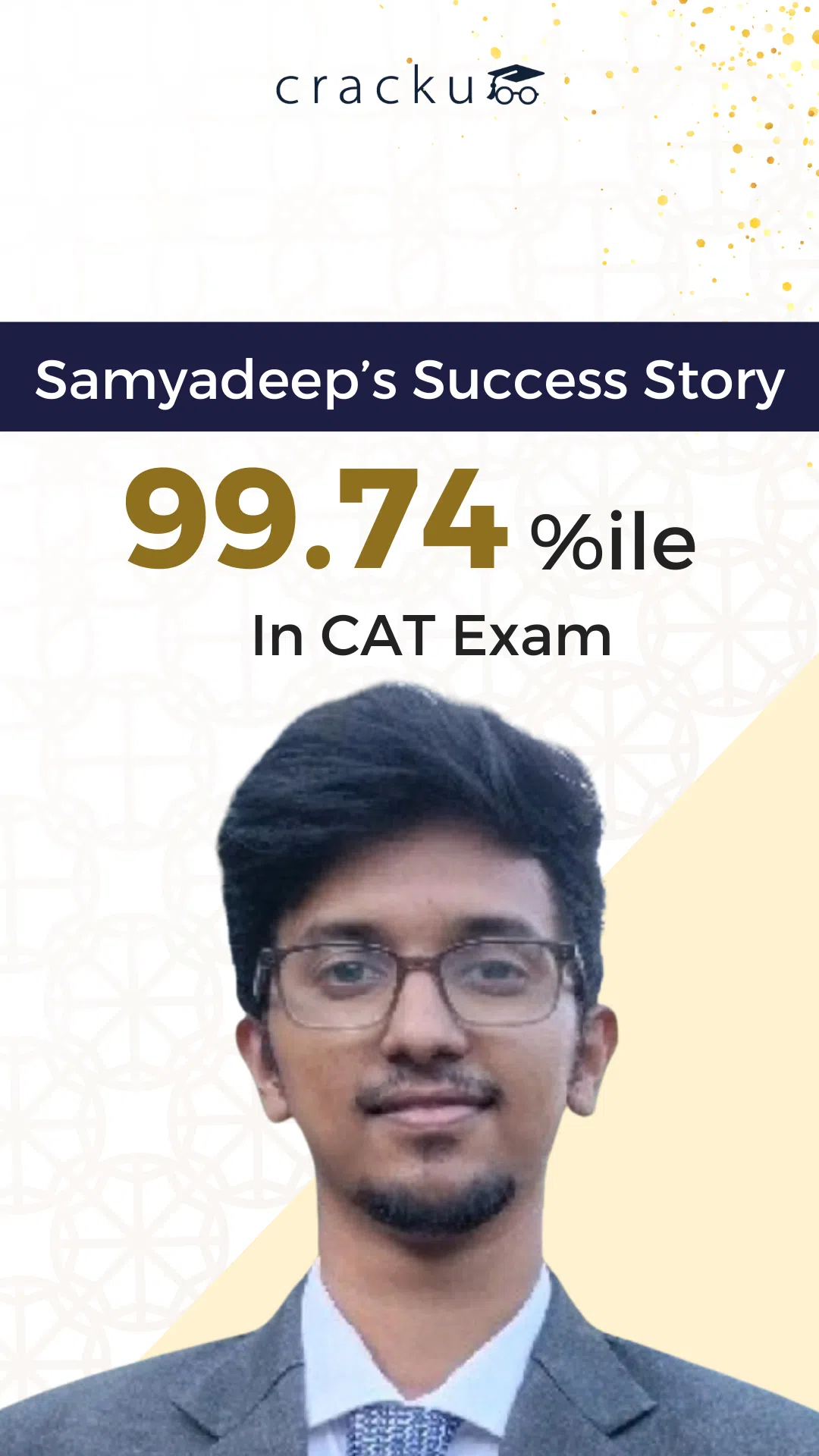 Samyadeep - 99.50 Percentile in CAT 2023