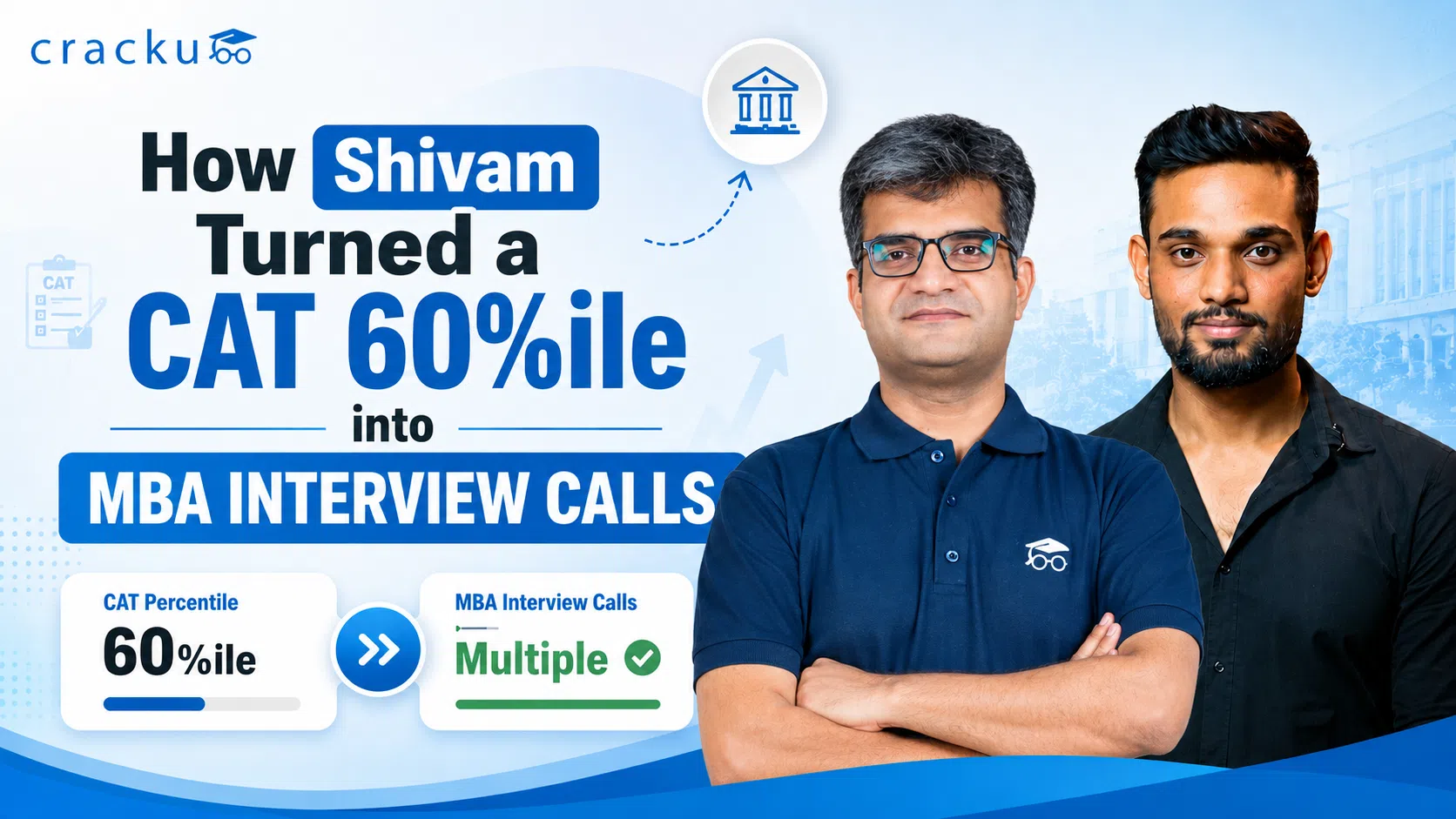 How Shivam Turned a CAT 60%ile into MBA Interview Calls