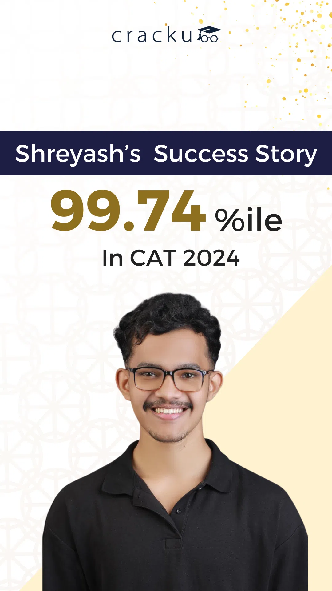 Shreyash Salunkhe - 99.74%ile in CAT 2024