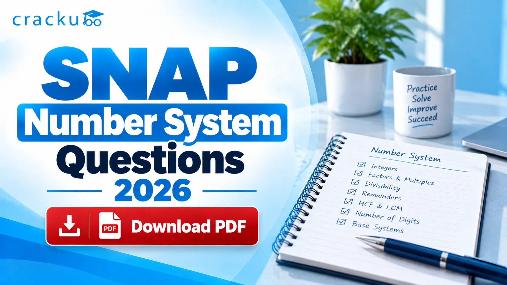SNAP Number System Questions PDF 2026 with Video Solutions image