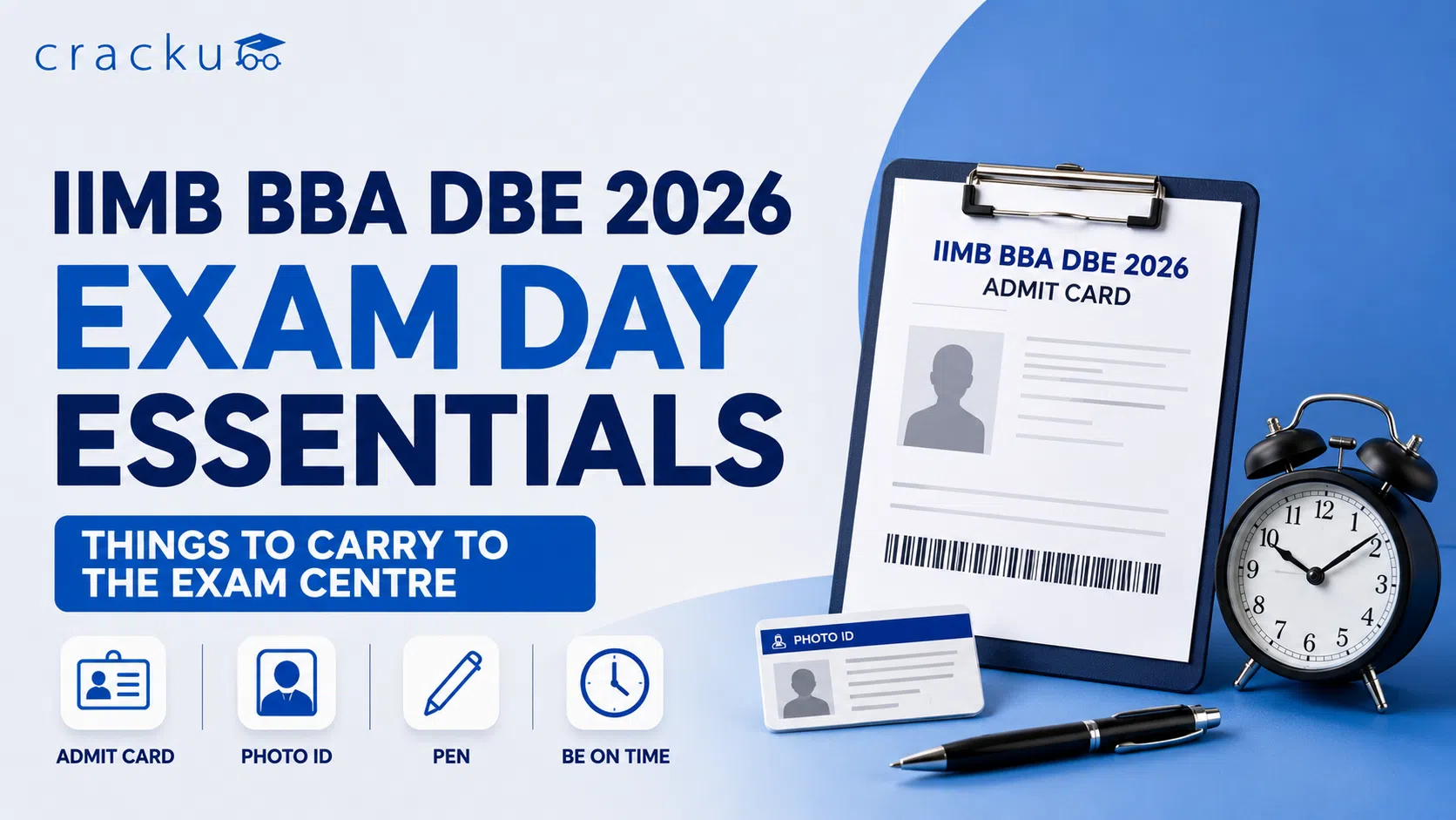 Things to Carry to the Exam Centre for IIMB BBA DBE 2026, Check Now image